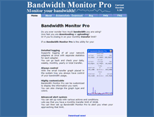 Tablet Screenshot of bandwidthmonitorpro.com